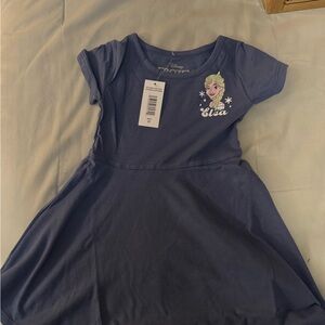 Disney Elsa Kids Casual Dress - Blue